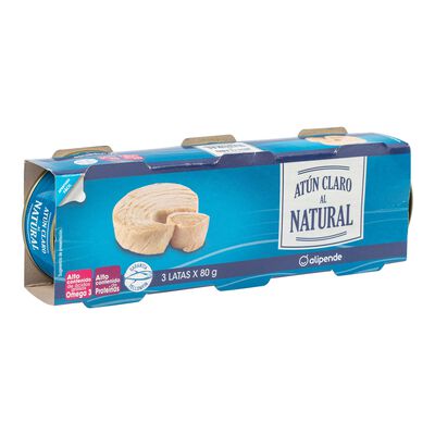 At&uacute;n claro Alipende pack 3 al natural