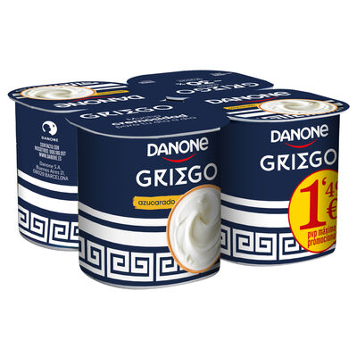Yogur Griego Danone Pack 4 Azucarado