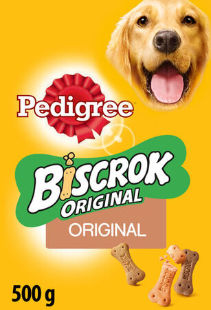 Snack perro Biscrokg Pedigree 500g