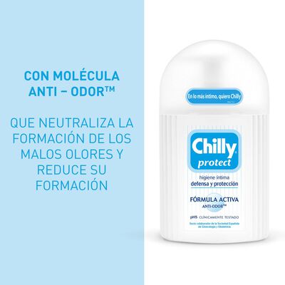 Jabon íntimo Chilly 250ml protect fórmula activa