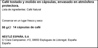 Caf&eacute; en c&aacute;psulas espresso Palermo Dolce Gusto 14 c&aacute;psulas