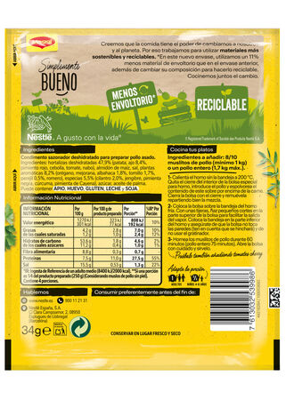 Sazonador de hierbas provenzales jugoso al horno de Maggi 34g