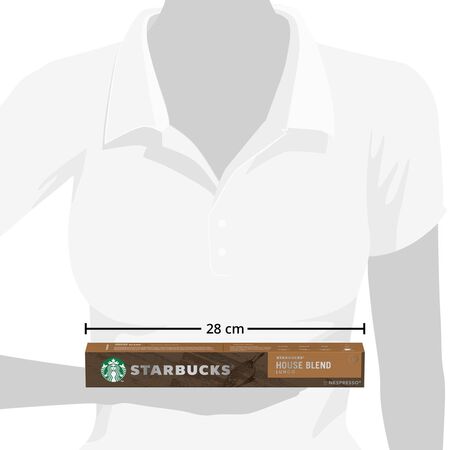 Café house blend lungo intensidad 8 Starbucks 10 cáps