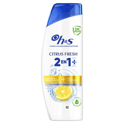 Champ&uacute; 2 en 1 citrus fresh H&S 300 ml
