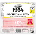 Pechuga de pavo 1954 ELPOZO 120 gr lonchas frescas finas sin gluten y sin lactosa