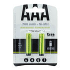 Pila recargable Tm AAA 1,2V 700mah 2 uds hasta 1000 ciclos