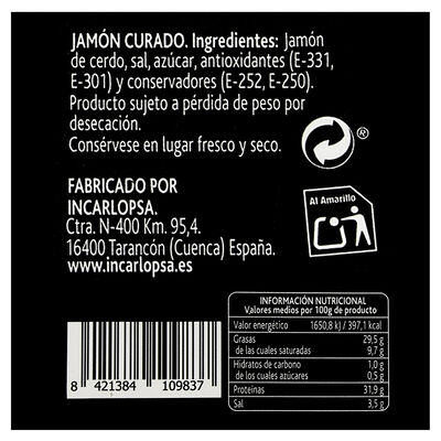 Jam&oacute;n curado Terra Domine al corte