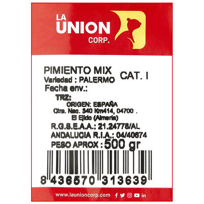 Pimiento italiano mixto bolsa 500g