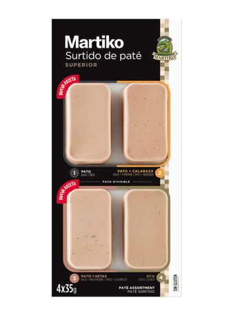 Paté Martiko 140 gr Surtidos
