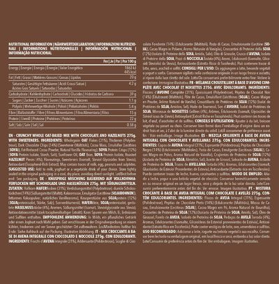 Proteina granola chocolate-avellanas Prozis 275g