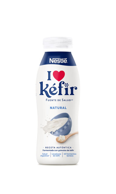 Nestlé Kéfir natural con fermentos lácteos y levaduras de kéfir 500g
