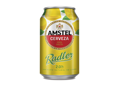 Cerveza con lim&oacute;n Amstel Radler lata 33cl