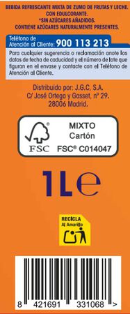 Fruta con leche tropical Alipende 1l