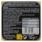 Comida húmeda gato Meque tarrina rico en pollo 100g