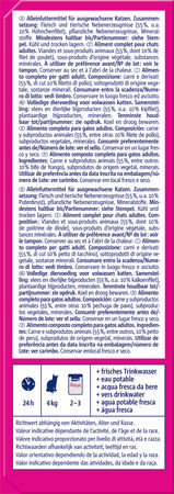Comida húmeda de carne para gatos poesie Vitakraft 510g 6uds