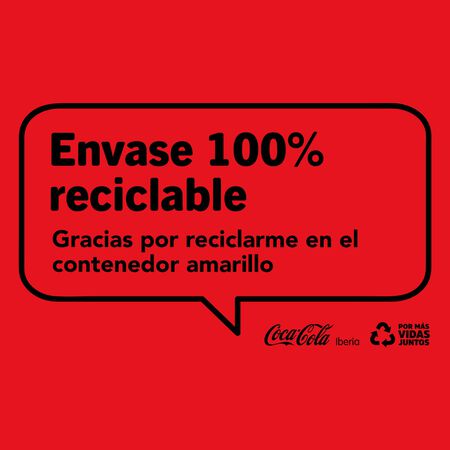 Refresco cola Coca-Cola 33cl pack 12 zero zero sin cafeína