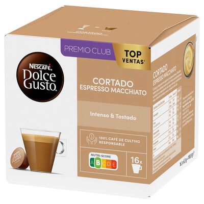 Caf&eacute; cortado macchiato Nescaf&eacute; Dolce Gusto 16 c&aacute;psulas