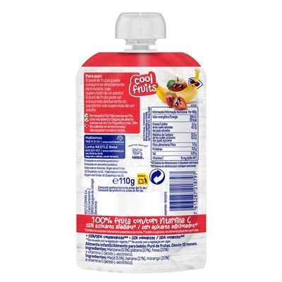 Pouch Nestle cool fruits 110g 12meses