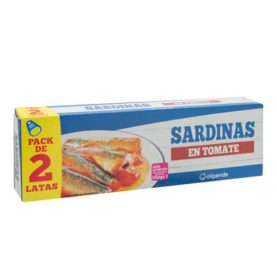 Sardina Alipende pack 2 78g en tomate