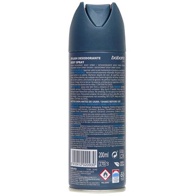 Desodorante en spray Babaria men 200ml splash