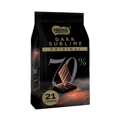 Chocolate negro en láminas Nestlé 70% 150g