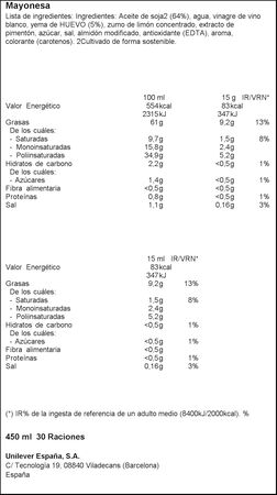 Mayonesa Hellmann'S 450ml