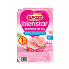 Jam&oacute;n cocido extra en lonchas finas Bienstar ELPOZO 65g