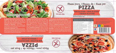 Masa de pizza sin gluten Cerelia 260g