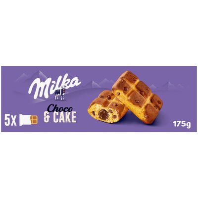 Bizcochito Milka Cake Choc crema pepitas chocolate 175g