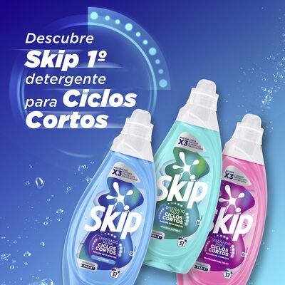 Detergente Skip Ciclo corto 37 lavados Eficacia Express