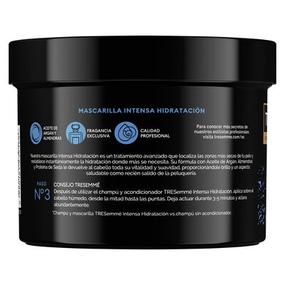 Mascarilla capilar hidratante Tresemmé 440ml cabellos secos o dañados