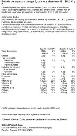 Bebida de soja omega 3 Vivesoy 1l