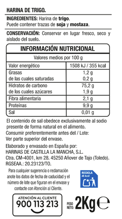 Harina de trigo Alipende 2kg