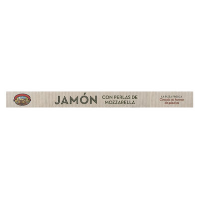 Pizza Fresca de Jamón con perlas de mozzarella Casa Tarradellas 400g