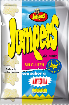 Snack de ma&iacute;z Jumpers 100g mantequilla