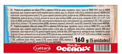 Bizcochito Tostarica Oceanix P5 chocolate