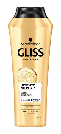 Champu Gliss 250ml Oil Nutritive Nutritivo Cabello Muy Seco, &Aacute;spero Y Quebradizo