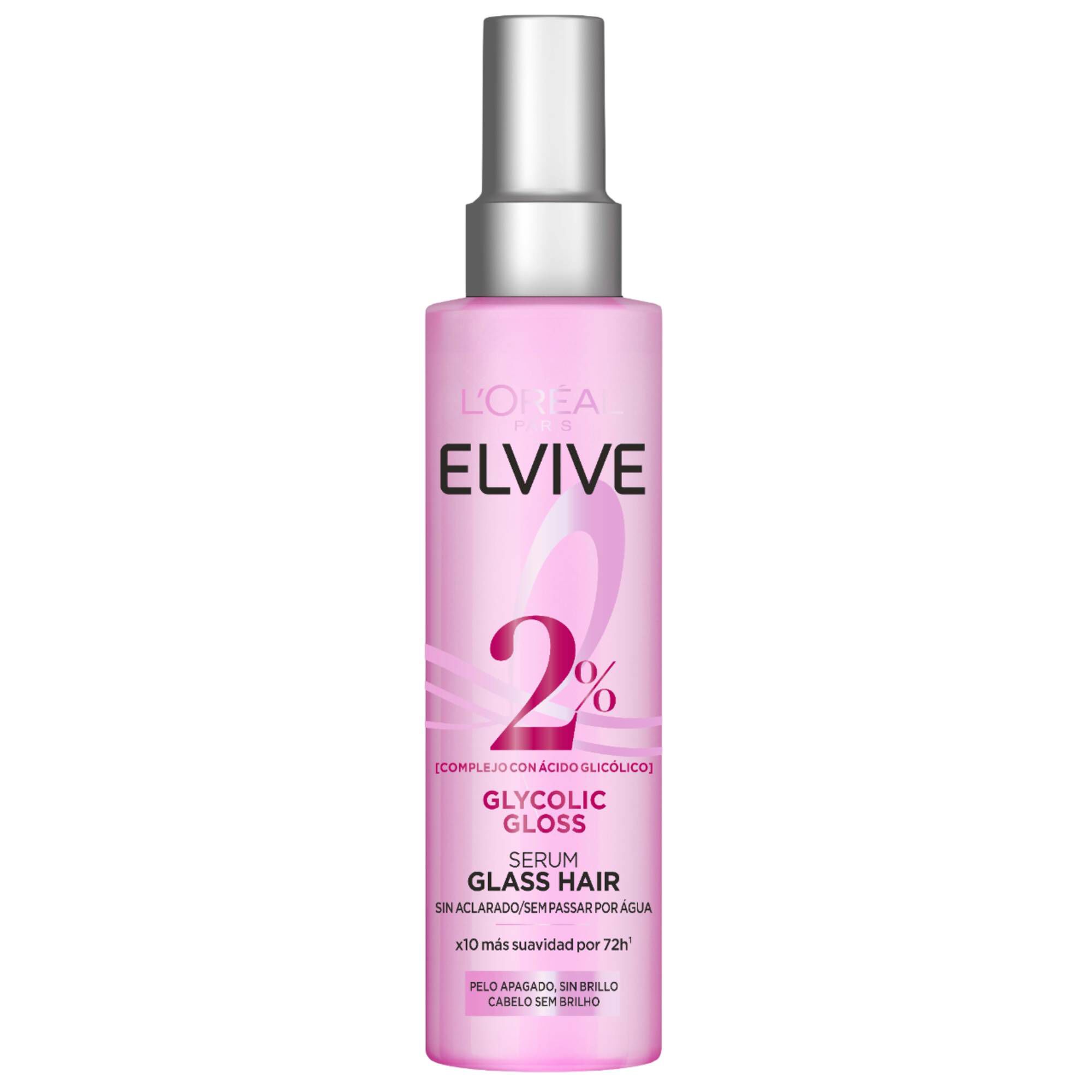 Sérum capilar con glicólico para brillo intenso Elvive 150 ml