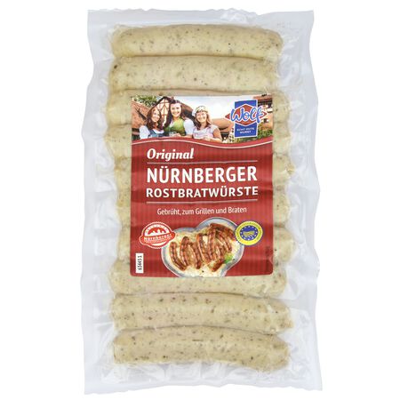 Salchicha Nuremberg Bratwurst Wolf 200g
