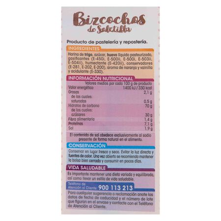 Bizcocho de soletilla Alipende 300g