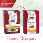 Comida h&uacute;meda gato Purina carne pack 6