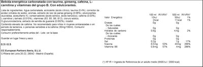 Bebida energética Monster zero azúcar 50cl