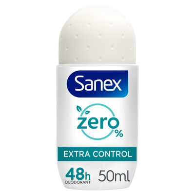 Desodorante en roll-on zero Sanex 50ml extra control