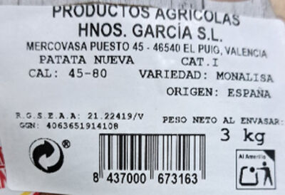 Patata malla 3kg