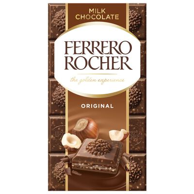 Chocolate con leche Ferrero Rocher 90g