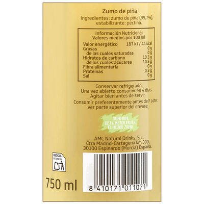 Zumo refrigerado Summum 750ml Pi&ntilde;a