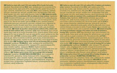 Helado mini solero frigo con mezcla exotic y berry bliss 6 unidades