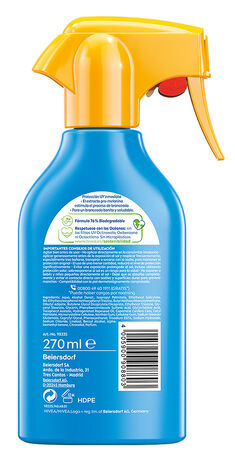 Crema solar pistola Nivea 270ml protege&broncea FPS 30