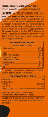 Patatas fritas Alipende 1kg tradicional