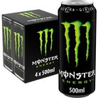 Bebida energética Monster 50cl pack 4 green taurina ginseng